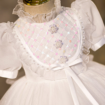 Western Style Little Flower Girl Wedding Dress With Tutu Skirt