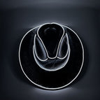 White On A Black Background / One Size