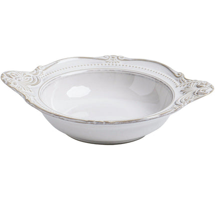 Relief Ceramic Tableware Rice Bowl Plate