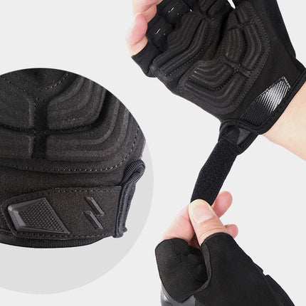 Cycling Gloves Men Women Half Finger Shockproof Wear Resistant Breathable Road Bicycle Glove Sports Bike Equipment