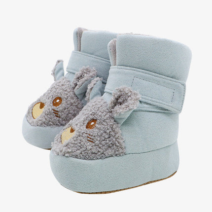 Middle Insulated Shoes With Plush To Prevent Hair Falling