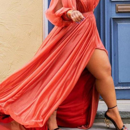 Commuter European And American Plus Size Women's Dress