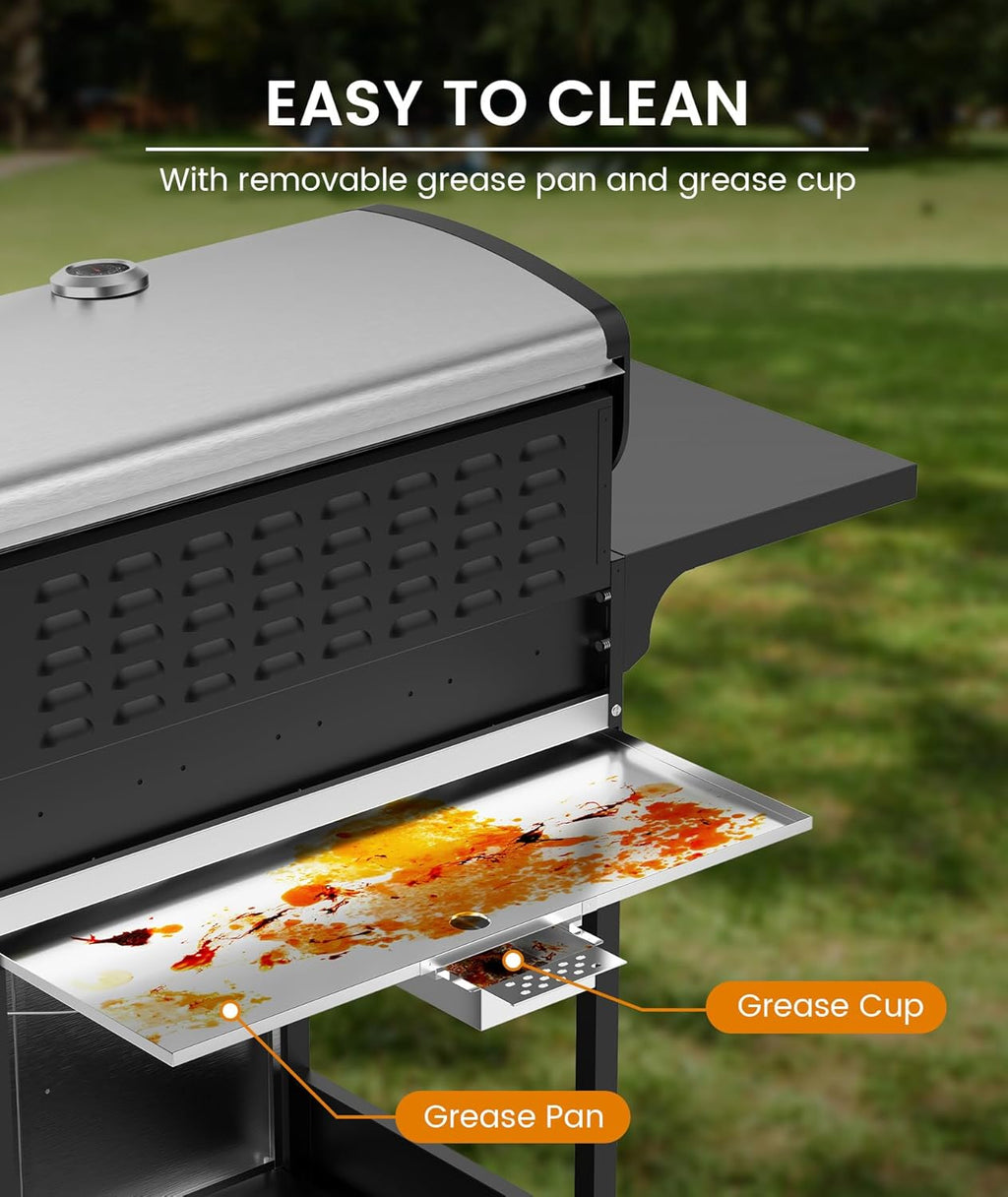 3 & 4-Burner Propane Gas Grills with Side Burners, for Outdoor Cooking, BBQ, Patio, Camping