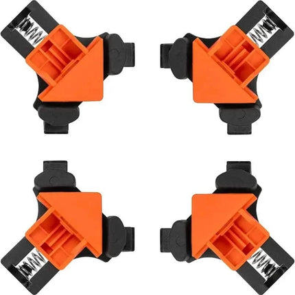 4-Piece Set: Precision 90 Degree Angle Clamps for Woodworking