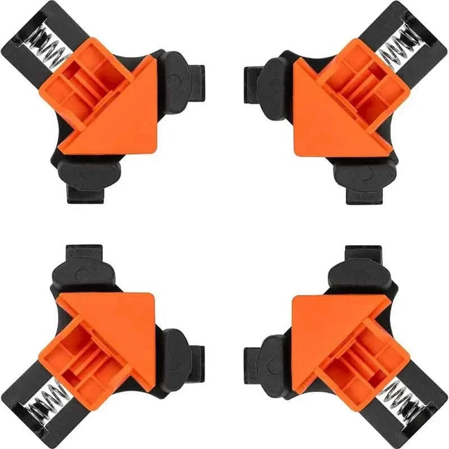 4-Piece Set: Precision 90 Degree Angle Clamps for Woodworking