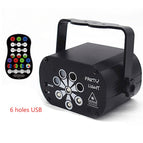 Black / 6 holes USB