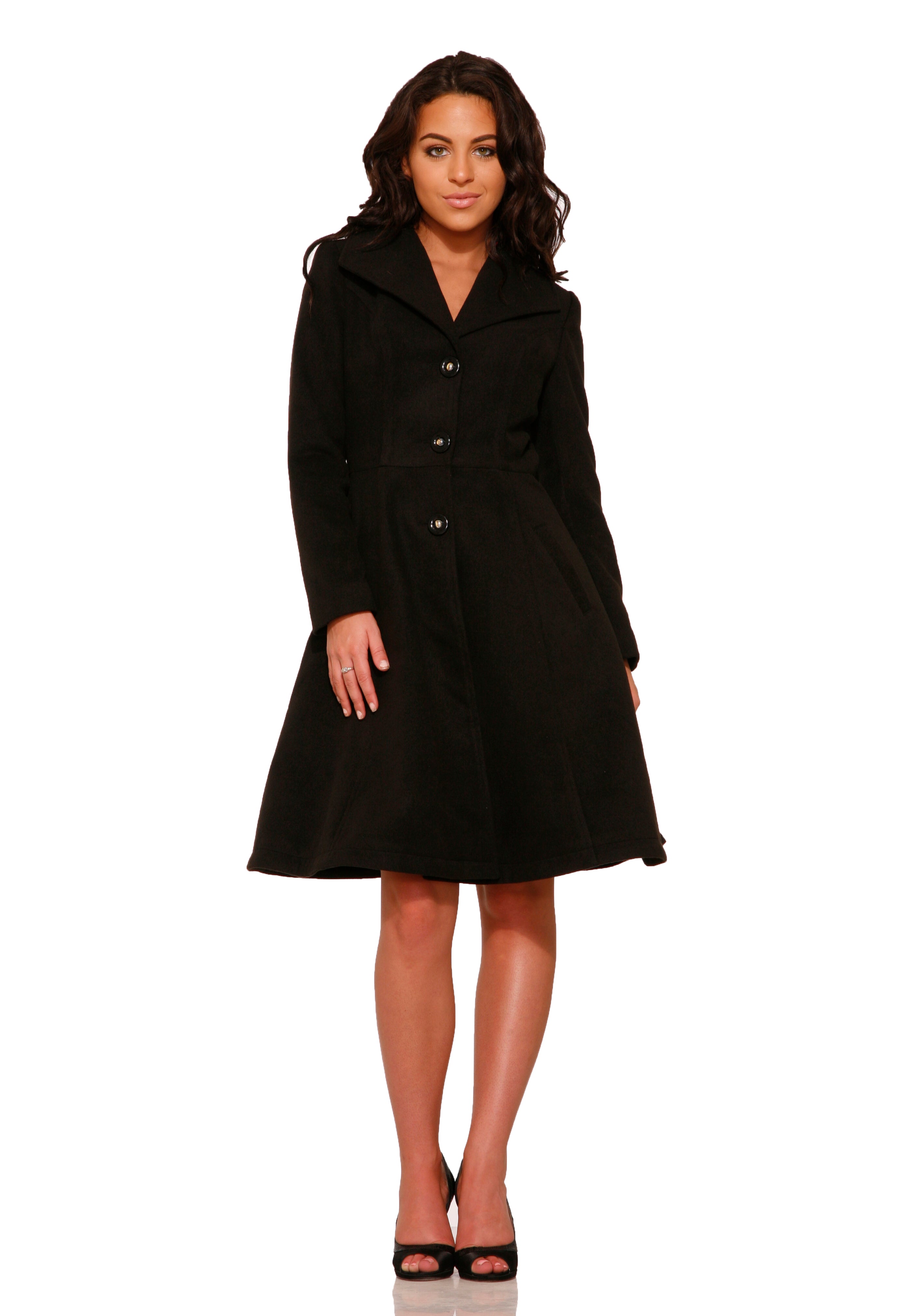 4037 Black Dutches Coat
