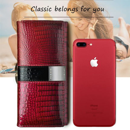 Women's leather wallet coin purse