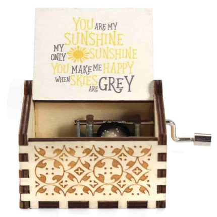 Painted music box creative gift decoration