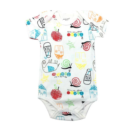 New Cotton Baby Short-sleeved One-piece Home Service