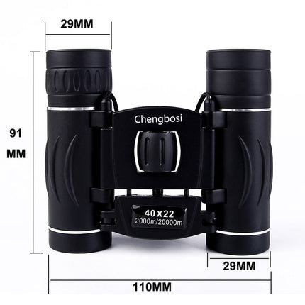 High-power HD low-light night vision pocket binoculars
