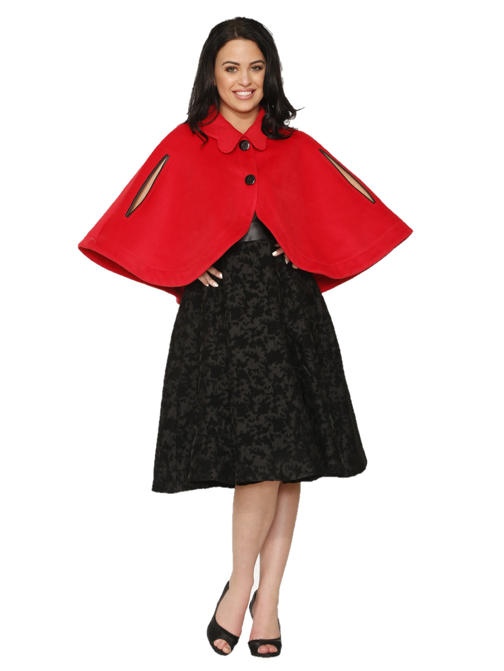 4122 Red Poncho