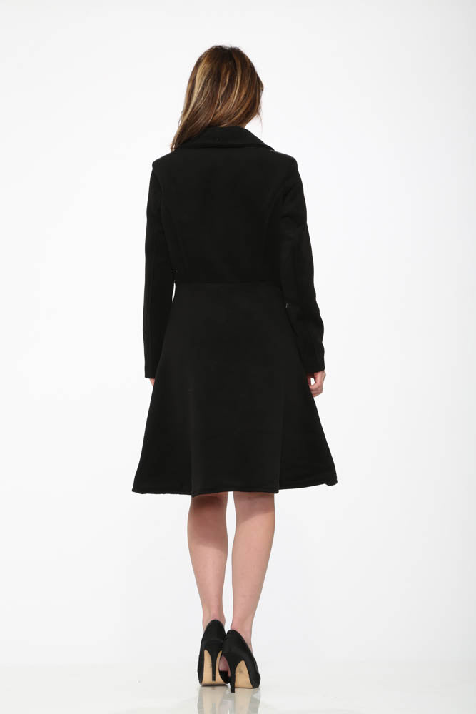 B4124 Katherine Coat in Black