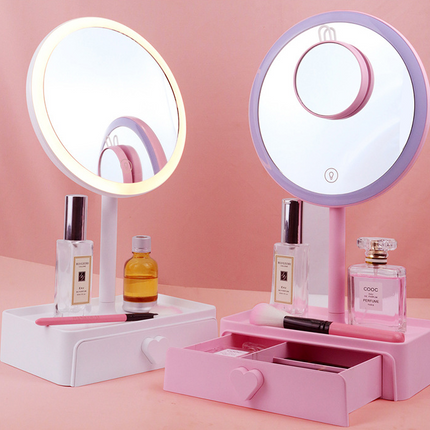 LED dressing table makeup mirror