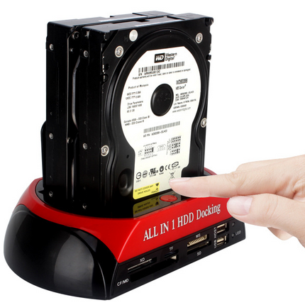 Cradle Multi-Function HDD Block HDD Holder With Card Reader HDD Enclosure