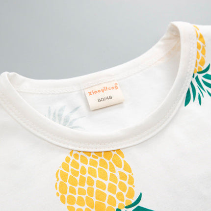 Summer Short-sleeved Suit Kids T-shirt Clothes Kids Shorts Two-piece Suit