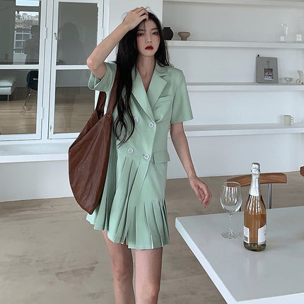 Asakawa Jiuyi Suit Dress Women''s Summer New Style
