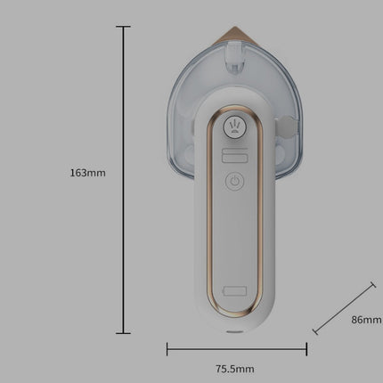 Rechargeable portable iron