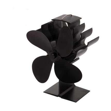 Silent thermodynamic fireplace fan fireplace thermometer