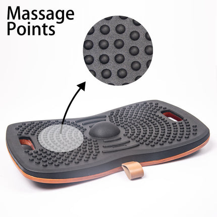 Ergonomic PU Standing Office Wood Surf Balance Board