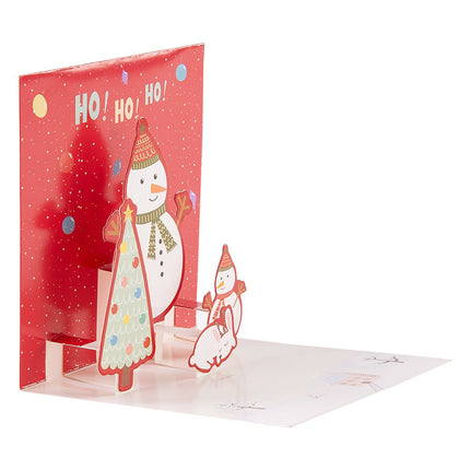 3D Three-dimensional Greeting Card Creative Christmas Eve