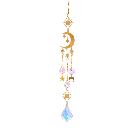 Galaxy Crystal Sun Catcher Lighting Wind Chime Pendant