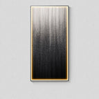 F / 40X80CM / Black Frame