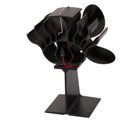 Silent thermodynamic fireplace fan fireplace thermometer