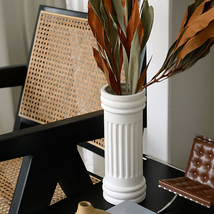 Modern Minimalist Ceramic Decorative Dried Flower Vase Desktop Ornaments