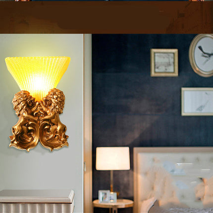 European retro interior wall lamp