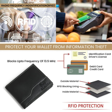 Judson Bi-fold Wallet - Black