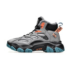 Black Gray Orange Velvet / 39