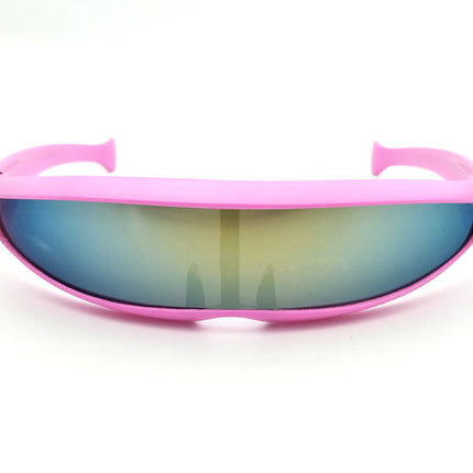 Personality Sunglasses Laser Glasses Men Women Sunglass Robots Silver Lens Sun Glasses Men's Driving Goggles Glasses