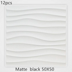 Matte blackB12pc / 50X50