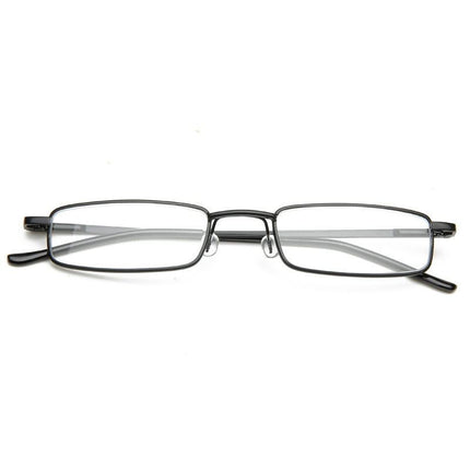 Pen holder reading glasses metal spring foot glasses pen holder portable old glasses