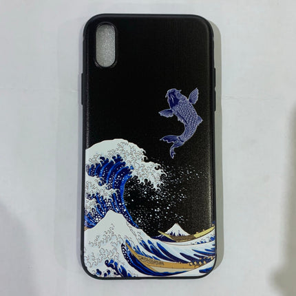 Relief soft shell mobile phone case