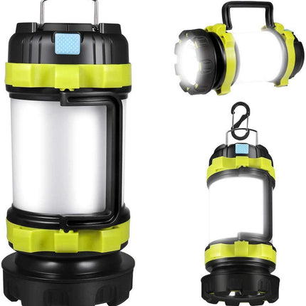 Outdoor Emergency Camping Light Flashlight Rechargeable Battery Power Bank
