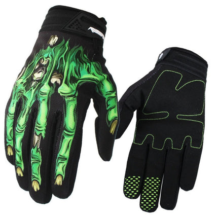 Motorcycle riding gloves Bicycle long finger gloves outdoor sports autumn and winter models Ghost claws all refers to sports outdoor