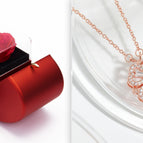 Affectionate rose set1 / 130x90x125mm / Box with necklace