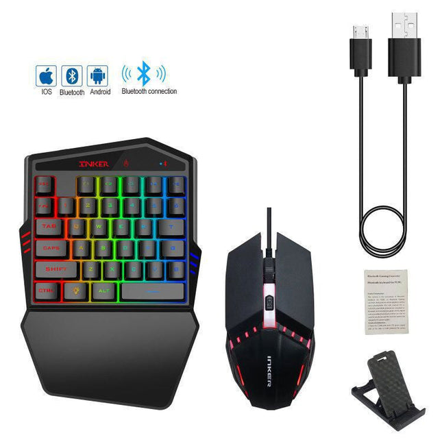 One-handed keyboard