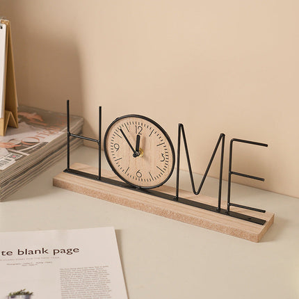 Creative TV Cabinet Decorative Ornaments Table Clock Furnishings