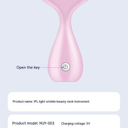 Face And Neck Care Color Light Wrinkle Neck Beauty Instrument Sonic Vibration Beauty Instrument