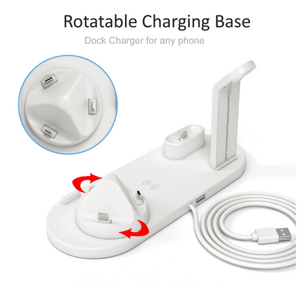 Three in one wireless charger