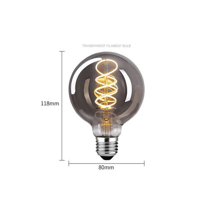 Edison G80 Spiral Filament Bulb
