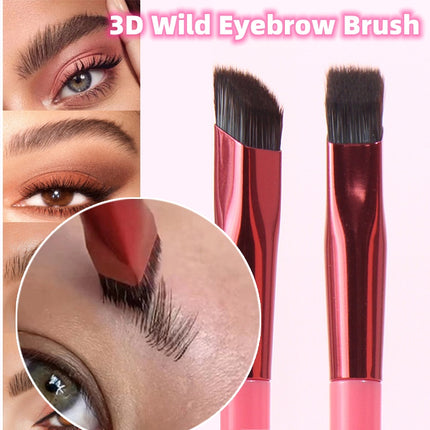 3D Precision Eyebrow Brush – Hairline Stroke Brow Makeup Tool with Concealer Brush