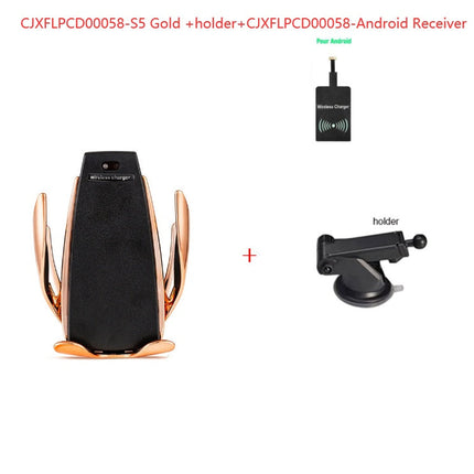 S5 Car Wireless Charging Mobile Phone Bracket