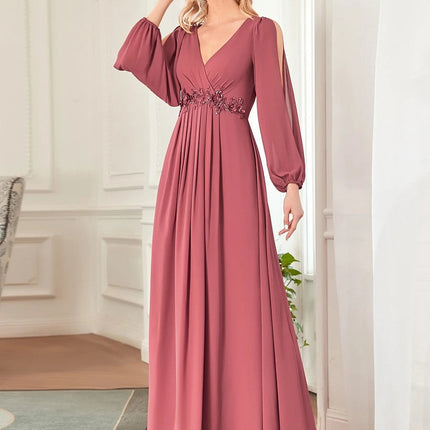 Burgundy Plus Size Dress Turned Inside Out