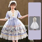 Purple with skirt / 110cm