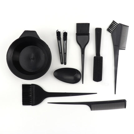 Hair Color Tool Set 11 Pieces Hair Salon Comb Brush Disposable