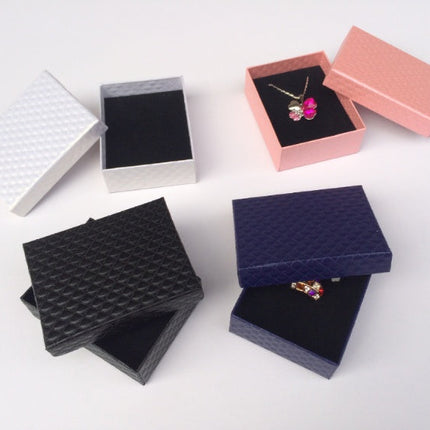 Spot wholesale multicolor ring box jewelry box pendant necklace set box jewelry box earrings small paper box
